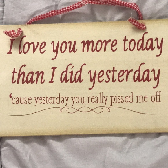 “Love You” sign app 12”X6” - Picture 2 of 2